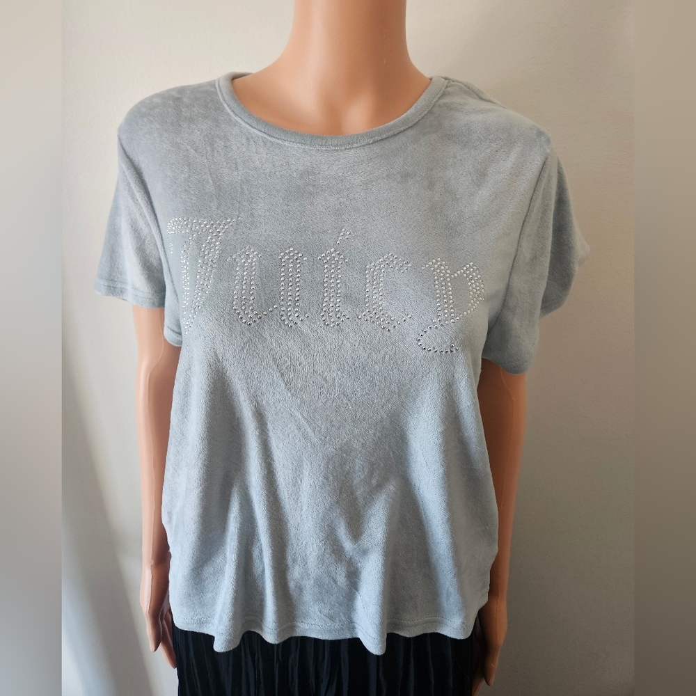 Juicy couture rhinestone velour sleep top